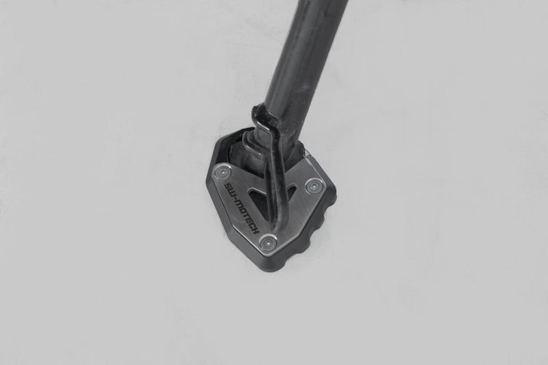 SW-Motech Sidestand Foot Extension - Anodised, Black, Silver, Side Stand - STS.11.842.10000