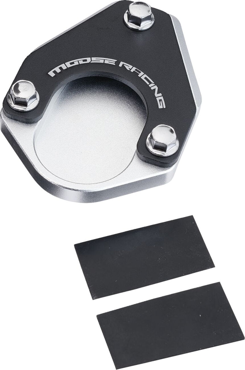 Moose Offroad Hard-parts Kickstand Pad Extension - Black, Chrome - C32-5491