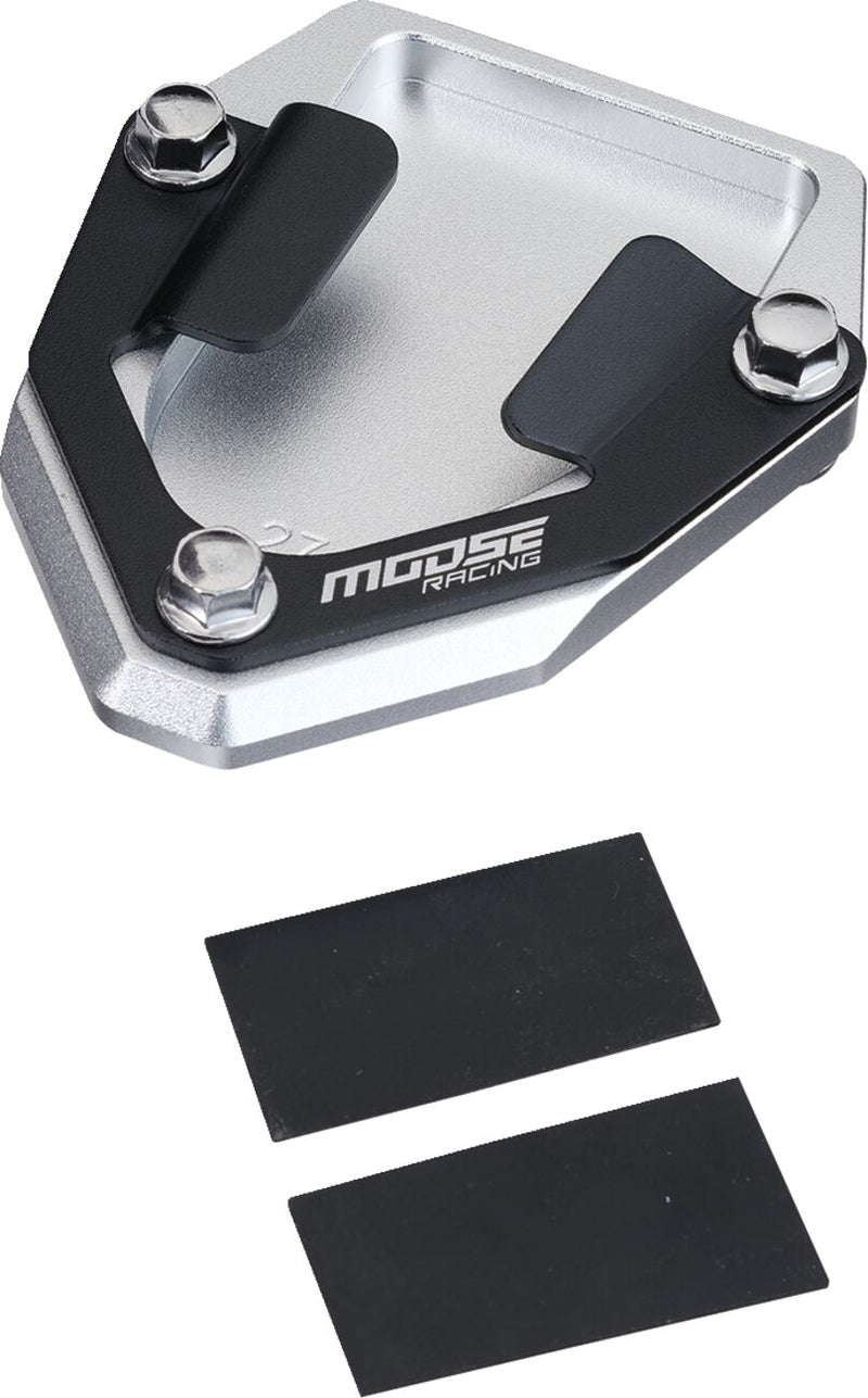 Moose Offroad Hard-parts Kickstand Pad Extension - Black, Chrome - C32-1493