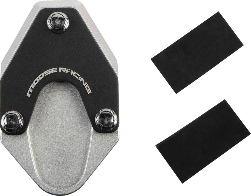 Moose Offroad Hard-parts Kickstand Pad Extension - Black, Chrome - C32-3491