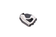 SW-Motech Sidestand Foot Extension - Anodised, Black, Silver, Side Stand - STS.11.991.10000