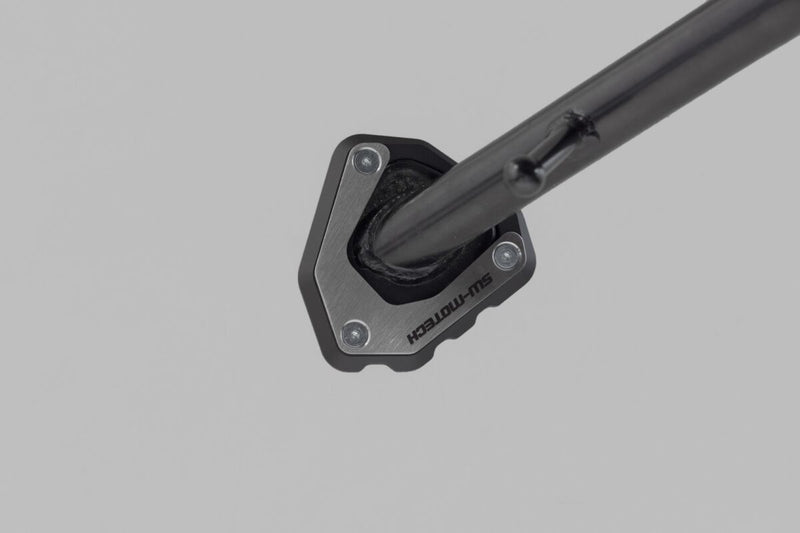 SW-Motech Sidestand Foot Extension - Anodised, Black, Silver, Side Stand - STS.01.971.10001