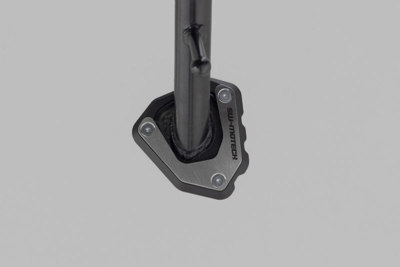 SW-Motech Sidestand Foot Extension - Anodised, Black, Silver, Side Stand - STS.01.971.10001