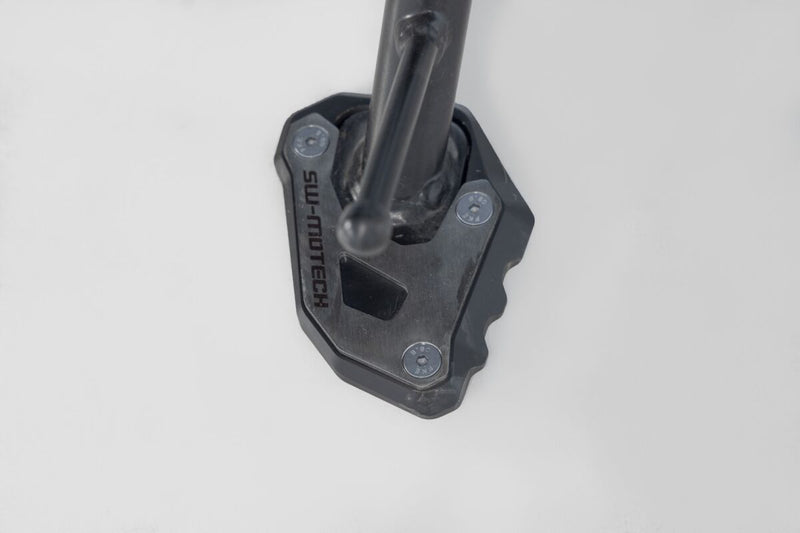 SW-Motech Sidestand Foot Extension - Anodised, Black, Silver, Side Stand - STS.23.017.10000