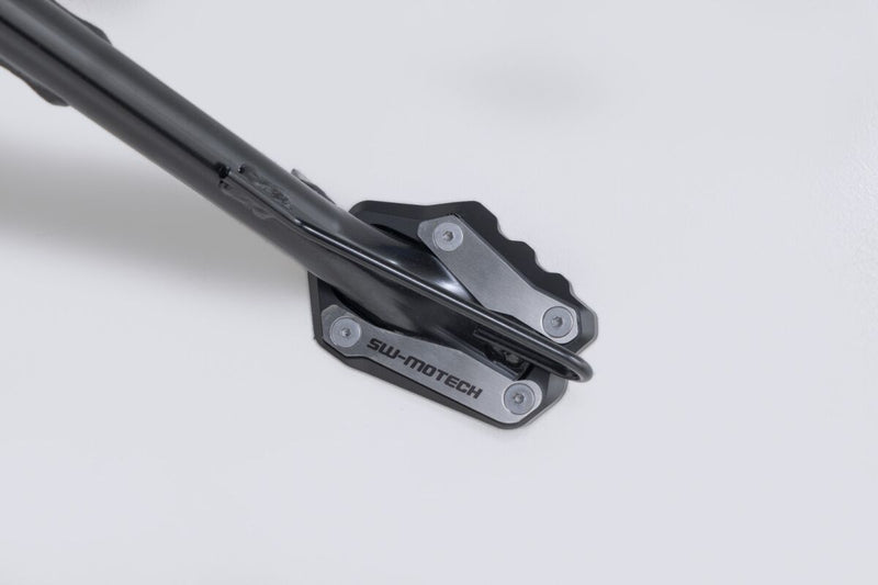 SW-Motech Sidestand Foot Extension - Anodised, Black, Silver, Side Stand - STS.05.601.10000