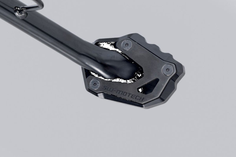 SW-Motech Sidestand Foot Extension - Anodised, Black, Silver, Side Stand - STS.05.965.10000