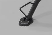 SW-Motech Sidestand Foot Extension - Anodised, Black, Silver, Side Stand - STS.10.032.10000