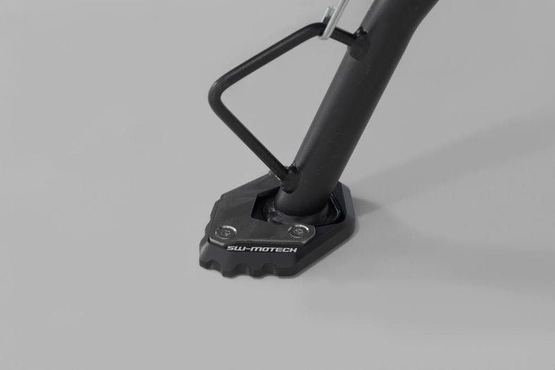 SW-Motech Sidestand Foot Extension - Anodised, Black, Silver, Side Stand - STS.10.032.10000