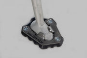SW-Motech Sidestand Foot Extension - Anodised, Black, Silver, Side Stand - STS.11.377.10000