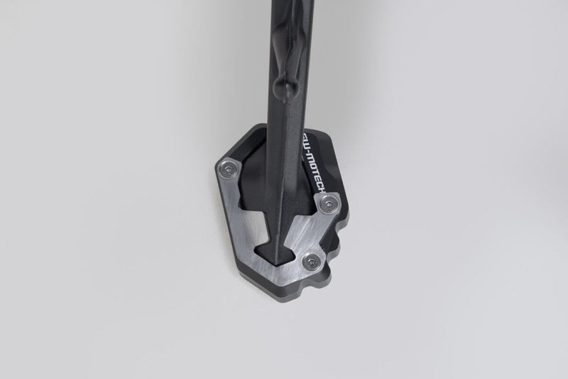 SW-Motech Sidestand Foot Extension - Anodised, Black, Silver, Side Stand - STS.41.620.10000