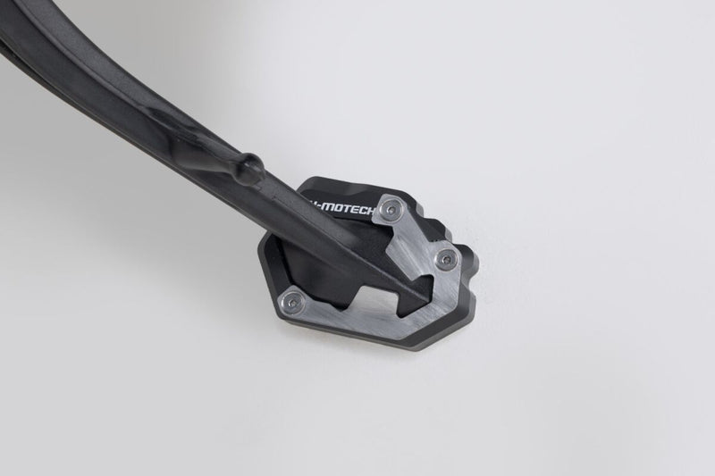 SW-Motech Sidestand Foot Extension - Anodised, Black, Silver, Side Stand - STS.41.620.10000