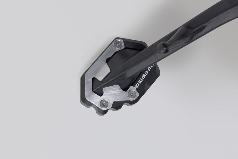 SW-Motech Sidestand Foot Extension - Anodised, Black, Silver, Side Stand - STS.41.620.10000