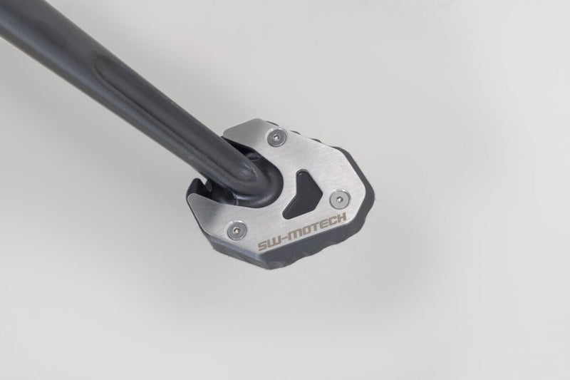 SW-Motech Sidestand Foot Extension - Black, Silver, Side Stand - STS.07.997.10000