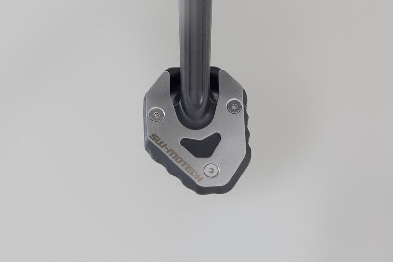 SW-Motech Sidestand Foot Extension - Black, Silver, Side Stand - STS.07.997.10000