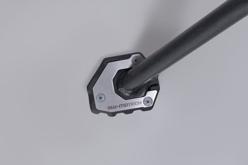 SW-Motech Sidestand Foot Extension - Black, Silver, Side Stand - STS.05.071.10001