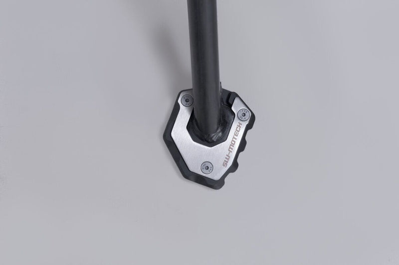 SW-Motech Sidestand Foot Extension - Black, Silver, Side Stand - STS.05.071.10001
