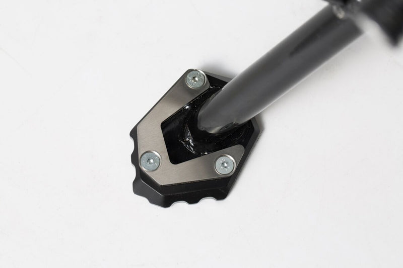 SW-Motech Sidestand Foot Extension - Black, Silver, Kickstand