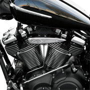 Baron Cylinder Covers - Comet, Chrome