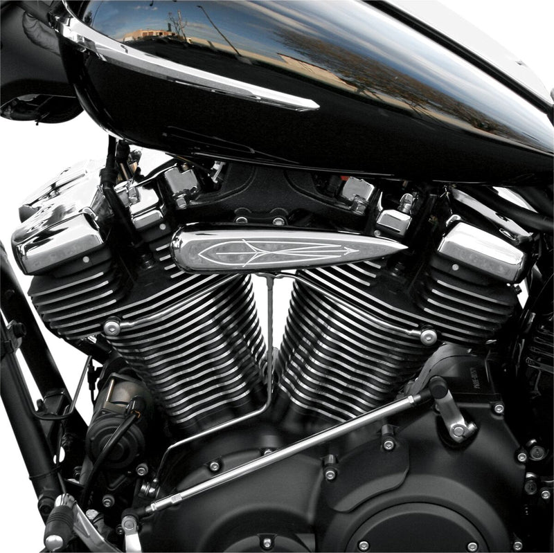Baron Cylinder Covers - Comet, Chrome