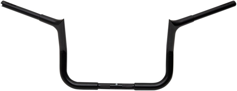 FAT Baggers INC. 1-1/4" EZ Install Pointed Top Handlebar - Black, Gloss - 905010-B