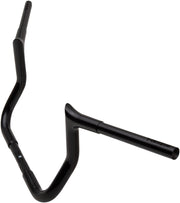 FAT Baggers INC. 1-1/4" EZ Install Pointed Top Handlebar - Black, Gloss - 905010-B