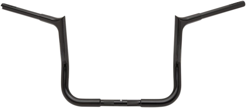 FAT Baggers INC. 1-1/4" EZ Install Pointed Top Handlebar - Black, Gloss - 905012-B-X