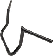 FAT Baggers INC. 1-1/4" EZ Install Pointed Top Handlebar - Black, Gloss - 905012-B-X