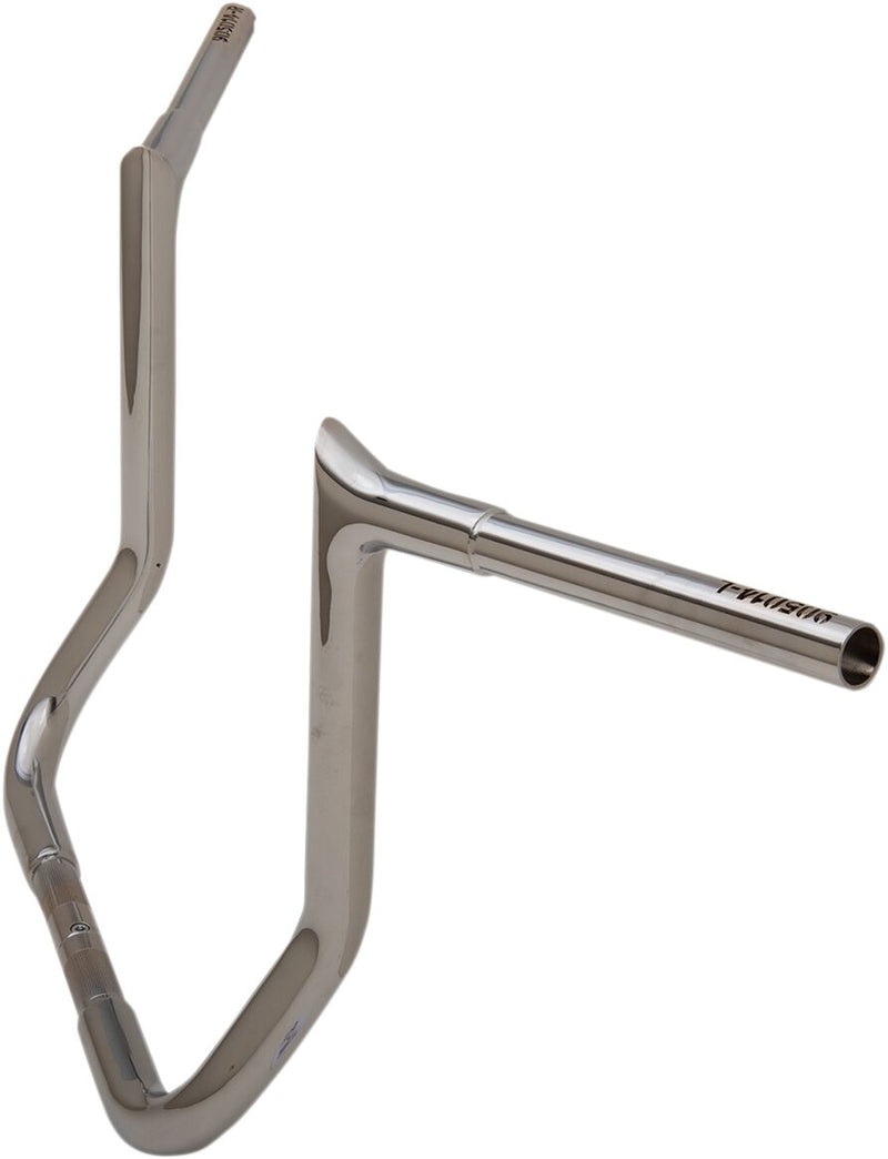 FAT Baggers INC. 1-1/4" EZ Install Pointed Top Handlebar - Chrome - 905014