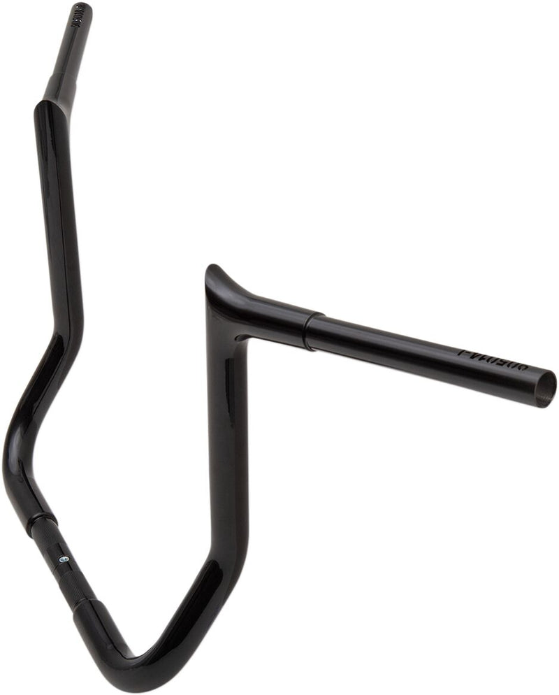 FAT Baggers INC. 1-1/4" EZ Install Pointed Top Handlebar - Black, Gloss - 905014-B