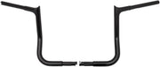 FAT Baggers INC. 1-1/4" EZ Install Pointed Top Handlebar - Black, Gloss - 905016-B