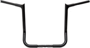 FAT Baggers INC. 1-1/4" EZ Install Pointed Top Handlebar - Black, Gloss - 905016-B