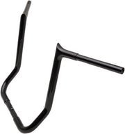 FAT Baggers INC. 1-1/4" EZ Install Pointed Top Handlebar - Black, Gloss - 905016-B