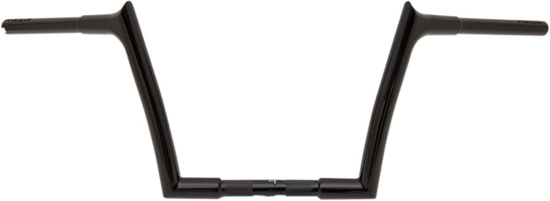 FAT Baggers INC. 1-1/4" EZ Install Pointed Top Handlebar - Black, Gloss - 907010-B