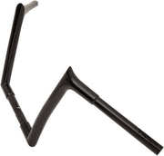 FAT Baggers INC. 1-1/4" EZ Install Pointed Top Handlebar - Black, Gloss - 907010-B