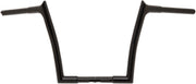 FAT Baggers INC. 1-1/4" EZ Install Pointed Top Handlebar - Black, Gloss - 907012-B