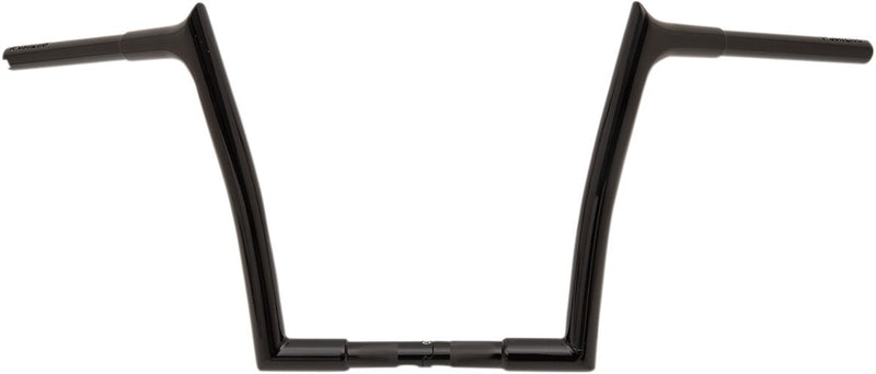 FAT Baggers INC. 1-1/4" EZ Install Pointed Top Handlebar - Black, Gloss - 907012-B