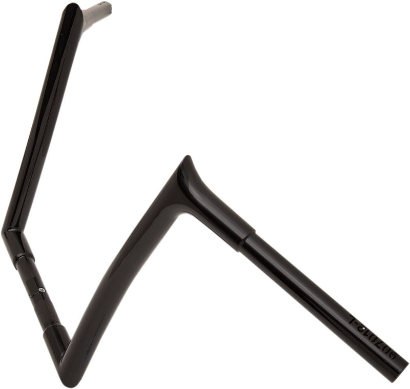 FAT Baggers INC. 1-1/4" EZ Install Pointed Top Handlebar - Black, Gloss - 907012-B