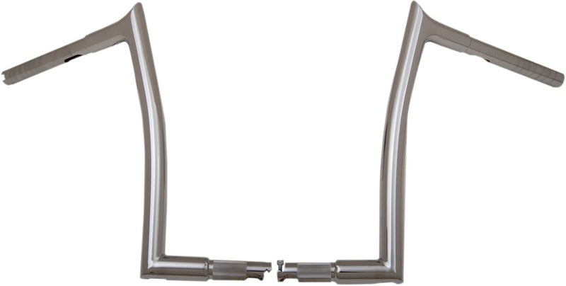 FAT Baggers INC. 1-1/4" EZ Install Pointed Top Handlebar - Chrome - 907014
