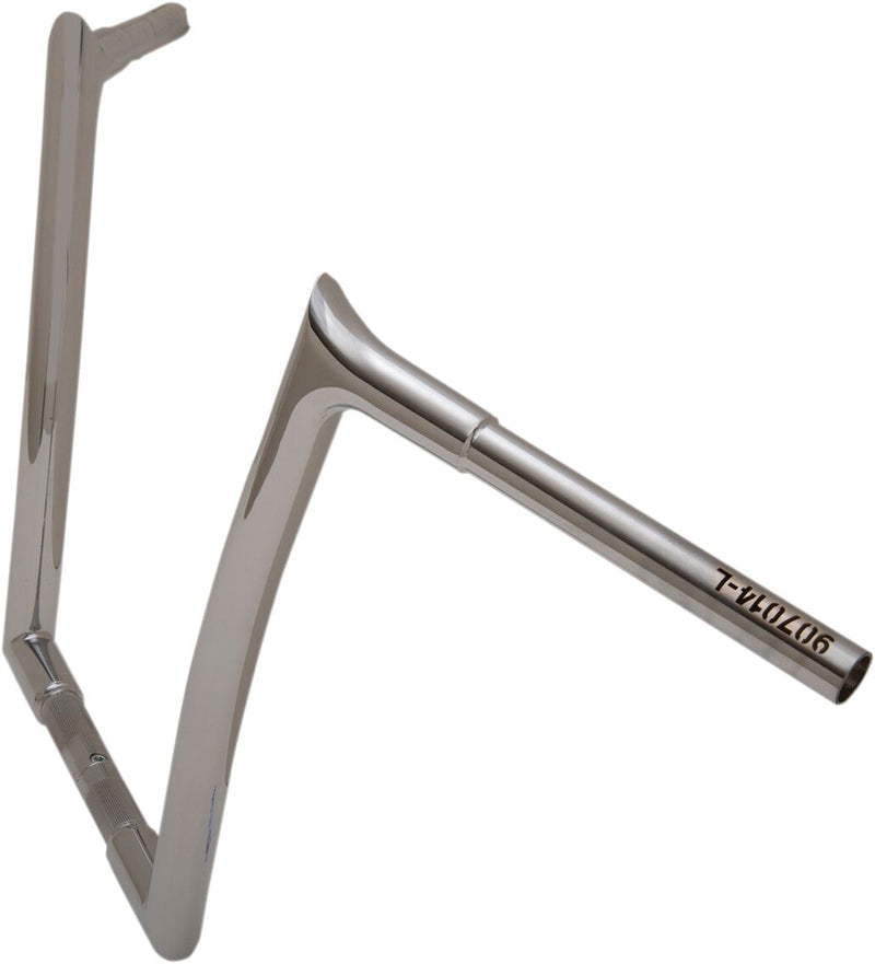 FAT Baggers INC. 1-1/4" EZ Install Pointed Top Handlebar - Chrome - 907014