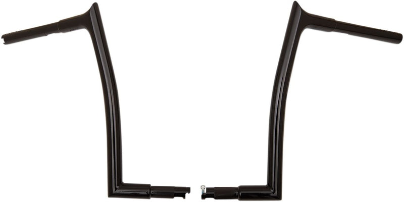 FAT Baggers INC. 1-1/4" EZ Install Pointed Top Handlebar - Black, Gloss - 907014-B