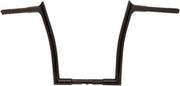 FAT Baggers INC. 1-1/4" EZ Install Pointed Top Handlebar - Black, Gloss - 907016-B