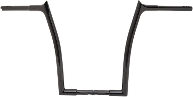 FAT Baggers INC. 1-1/4" EZ Install Pointed Top Handlebar - Black, Gloss - 907016-B