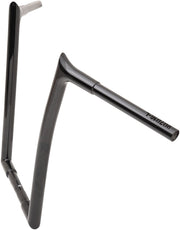 FAT Baggers INC. 1-1/4" EZ Install Pointed Top Handlebar - Black, Gloss - 907016-B