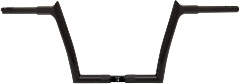 FAT Baggers INC. 1-1/4" EZ Install Pointed Top Handlebar - Black, Gloss - 906010-B