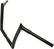 FAT Baggers INC. 1-1/4" EZ Install Pointed Top Handlebar - Black, Gloss - 906010-B