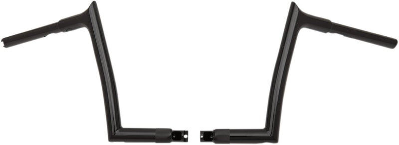 FAT Baggers INC. 1-1/4" EZ Install Pointed Top Handlebar - Black, Gloss - 906010-B