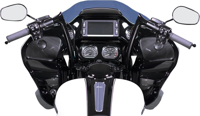 FAT Baggers INC. 1-1/4" EZ Install Pointed Top Handlebar - Black, Gloss - 906012-B
