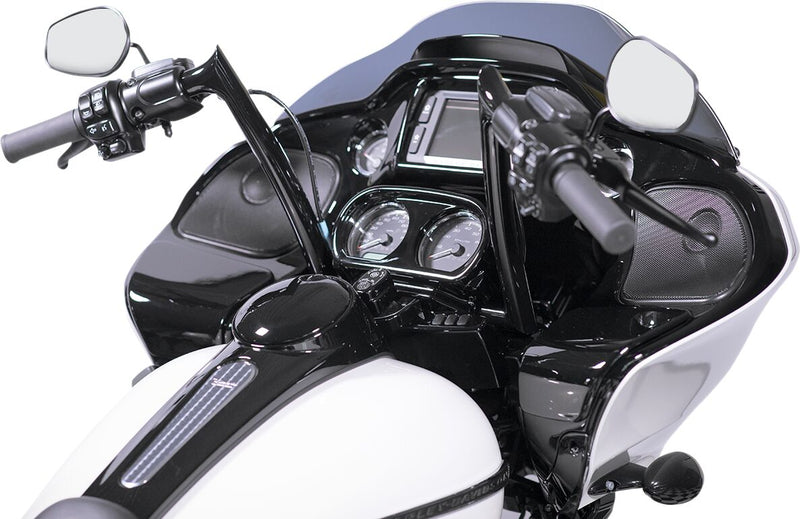 FAT Baggers INC. 1-1/4" EZ Install Pointed Top Handlebar - Black, Gloss - 906012-B