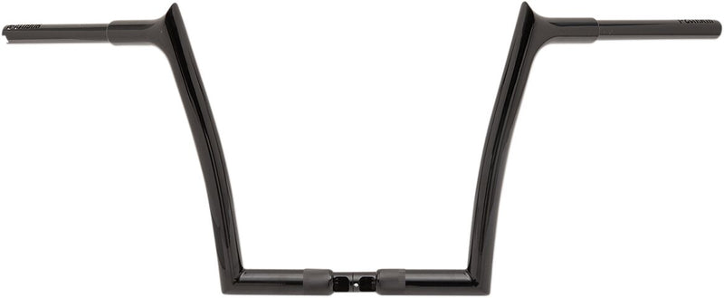 FAT Baggers INC. 1-1/4" EZ Install Pointed Top Handlebar - Black, Gloss - 906012-B