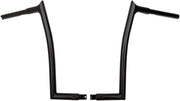 FAT Baggers INC. 1-1/4" EZ Install Pointed Top Handlebar - Black, Gloss - 906016-B